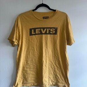 LEVI'S yellow vintage graphic tee